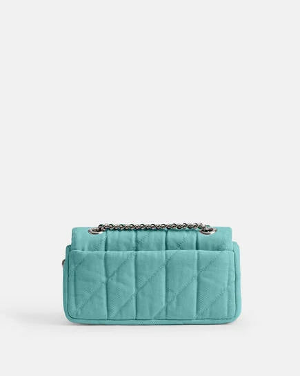 Tabby Shoulder Bag 20 With Quilting (GREEN)