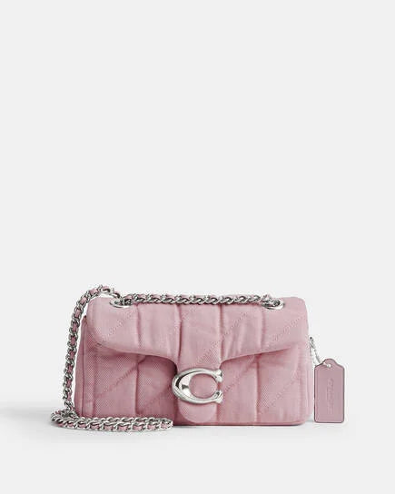 Tabby Shoulder Bag 20 With Quilting (PINK)
