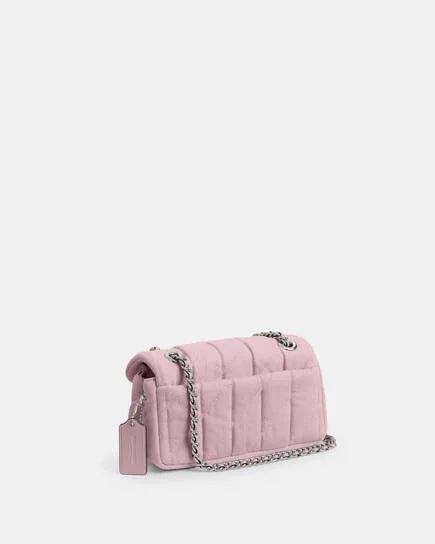 Tabby Shoulder Bag 20 With Quilting (PINK)