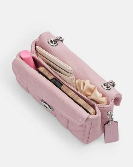 Tabby Shoulder Bag 20 With Quilting (PINK)
