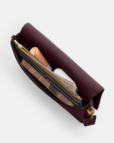 Mila Crossbody Bag (BURGUNDY)