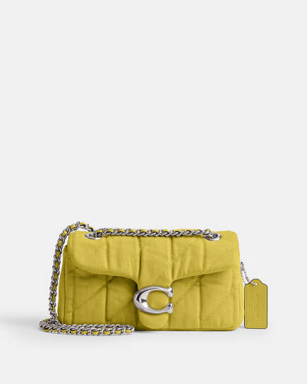 Tabby Shoulder Bag 20 With Quilting (YELLOW)